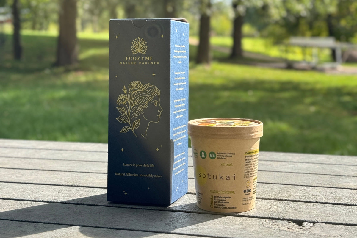Ecozyme × Sotukai: kai sąmoningi įpročiai susitinka vienoje vietoje