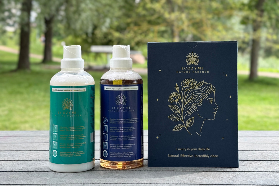 Ecozyme-pesuaineet – entsyymipyykinpesuaine ja huuhteluaine