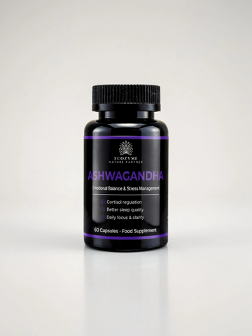 Ecozyme Ashwagandha ist ein Komplex für emotionales Gleichgewicht und Stressmanagement