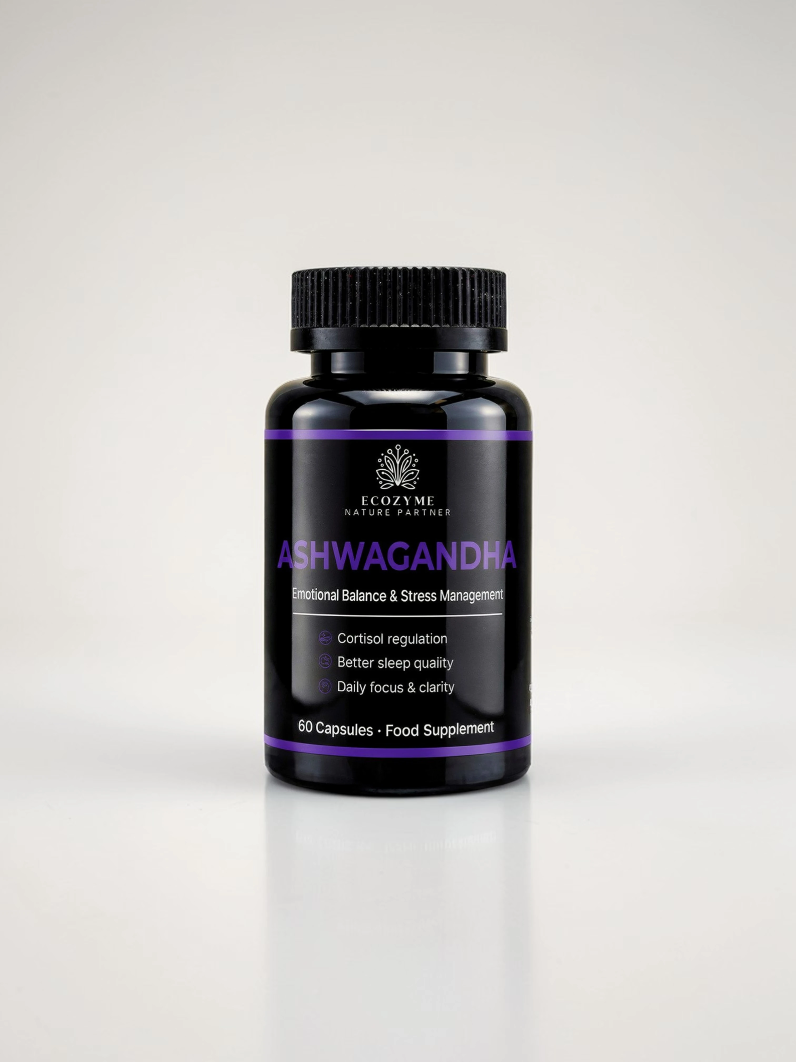 Ecozyme Ashwagandha is a complex for emotional balance and stress management