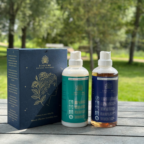 Ecozyme skalbiklis + minkštiklis